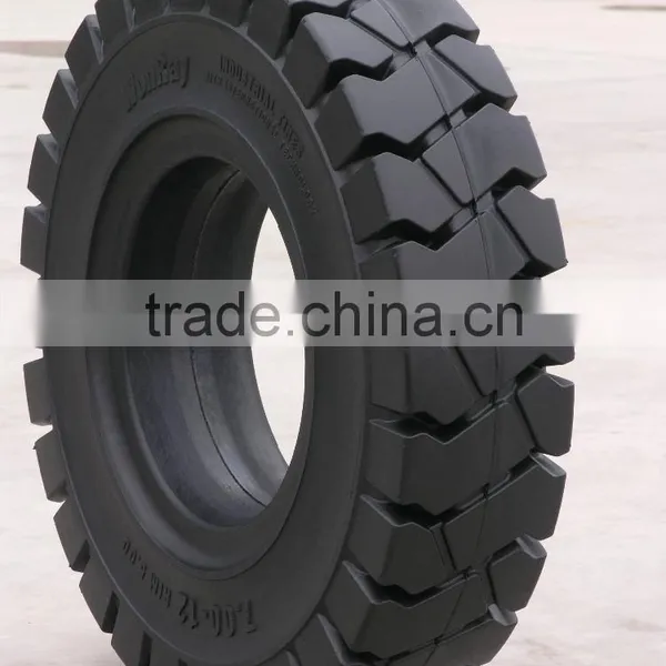 Hot Sale Solid Rubber Tyres 23x9-10 Non Marking Tyres for Industrial Vehicles From China Supplier photo-4