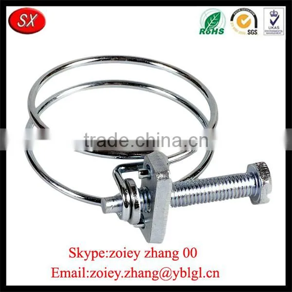 Chinese Manufacture Machined Production Spring Steel Spring Wire Clamps photo-5