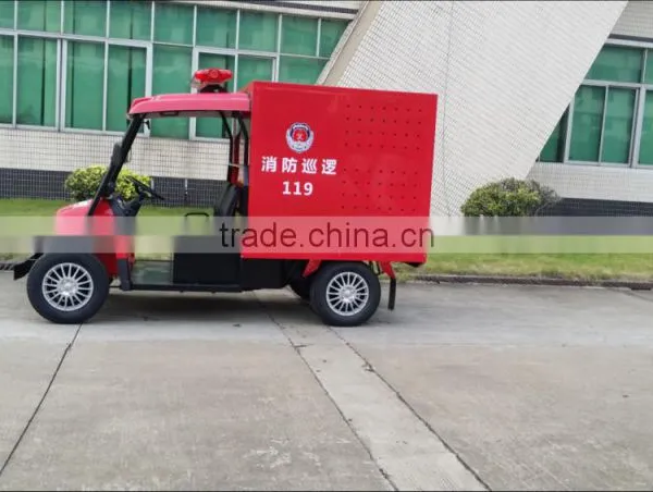 High Quality 4 Wheel New Electric Fire Fighting Utility Mini Cars CE Approved photo-5