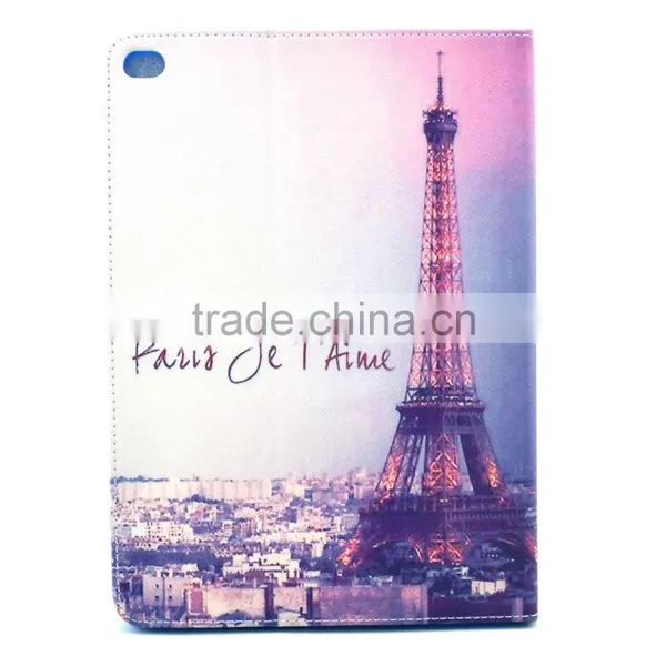 Eiffel Tower Retro Pu Leather Case for Ipad 6 photo-2