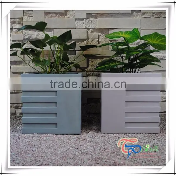 Fiberglass Rib Indoor Flower Pot photo-2