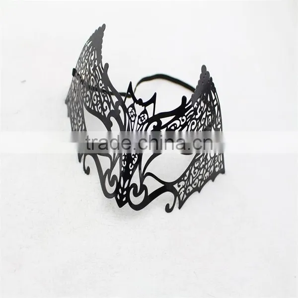 New Black Swan Laser Cut Metal Womens Mardi Gras Venetian Masquerade Mask photo-4