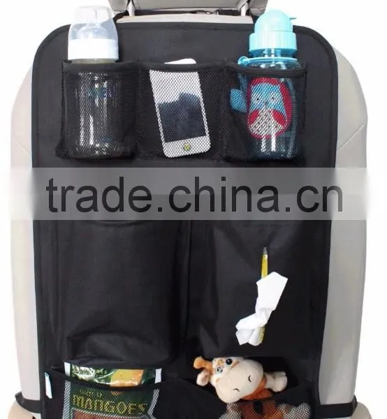 Backseat Organizer for Kids Car Back Seat Organizer With Tissue Holder and Removable Pocket photo-4