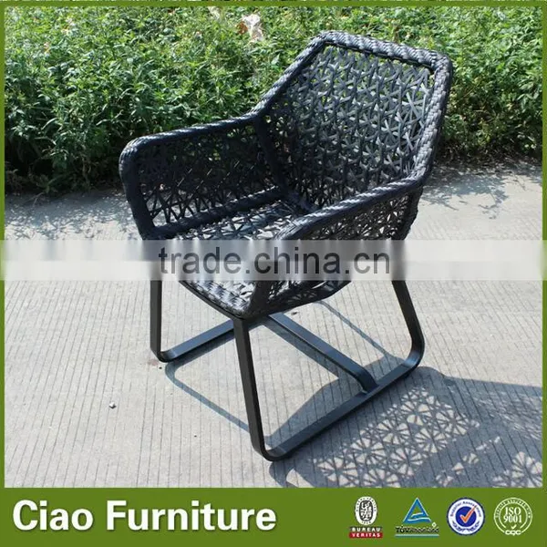 Rattan Furniture Flower Weaving Coffee Table Set photo-3