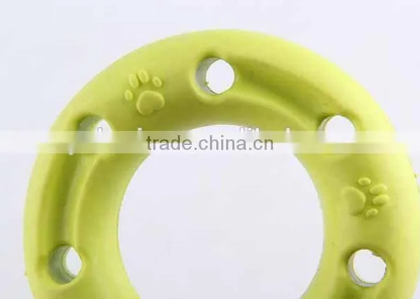 TPR Pet Toy Hollow Ring With Paw Patterns Hot Sale Dog Toy photo-3
