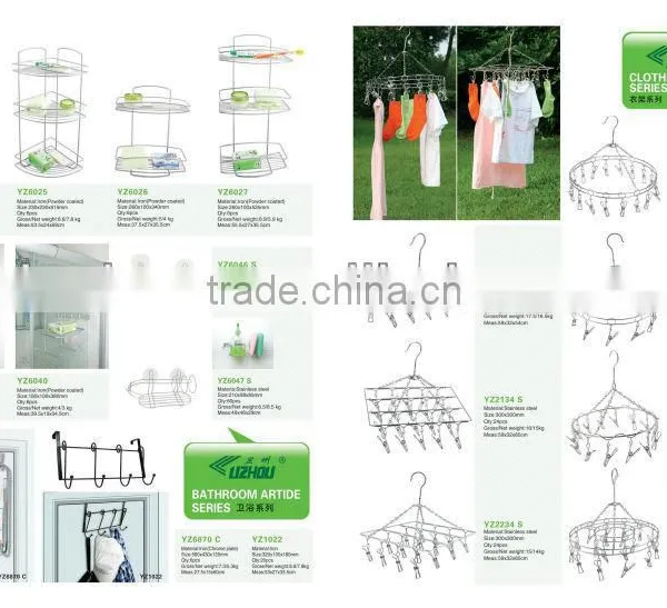 HIGH QUALITY Clothes Hangers,multifunctional Hangers,dry Hangers 12 Sets of Clips YZ2141S photo-5