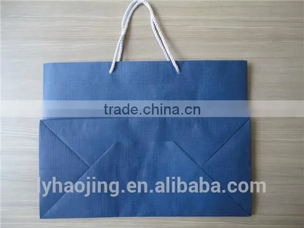2016 New Fashion Warp and Weft Commercial Paper Bag photo-2