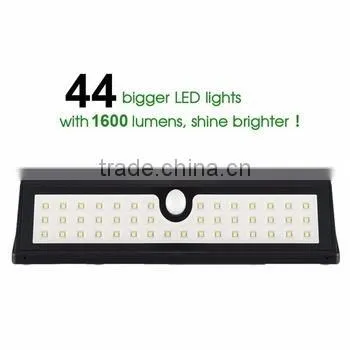Solar Light, 44 LED Outdoor Wall Lamp, Wireless Motion Sensor Light for Patio, Yard, Garden With ON/AUTO/OFF photo-2