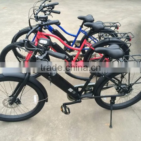 Hot Sell Electric Beach Cruiser Hidden Battery Electric Bike for Lady photo-6