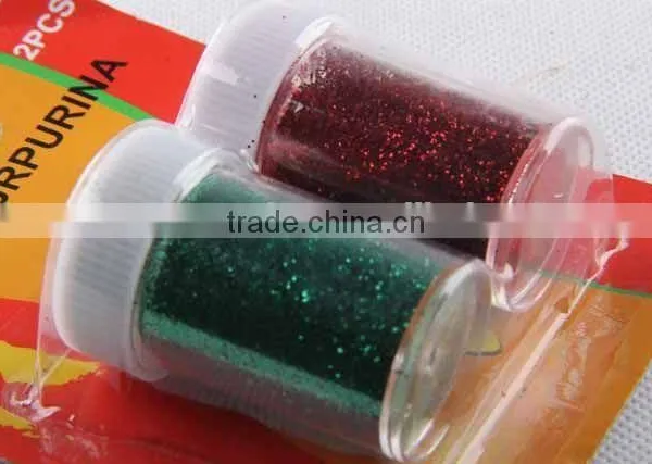 2017 HOT ''2PC Plastic Bottled Painting Glitter Powder photo-2