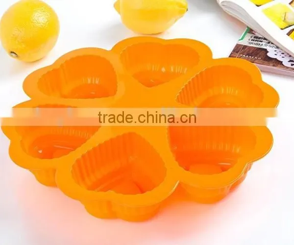 Fashion Heart Shaped Silicone Cake Molds Cake Decorating Tools photo-4