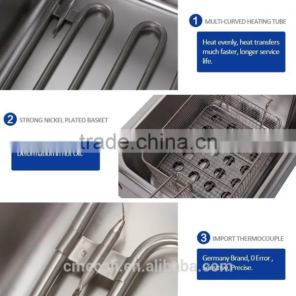 Wholesale Table Top Electric Continuous Commercial Used Deep Fryer photo-4