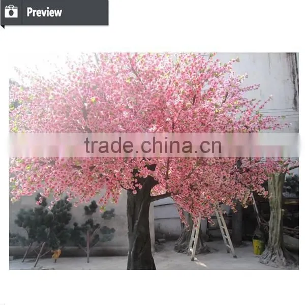 2015 New Product Artificial Pink Flower Lager Tree Large Outdoor Tree Christmas Ornament Peach Blossom photo-2