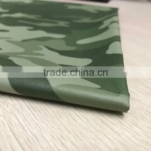 100% Polyester Pongee Fabric/240T Camouflage Pongee Fabric/print Polyester Pongee Fabric photo-2