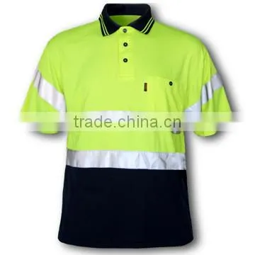 100% polyester safety Polo Shirt