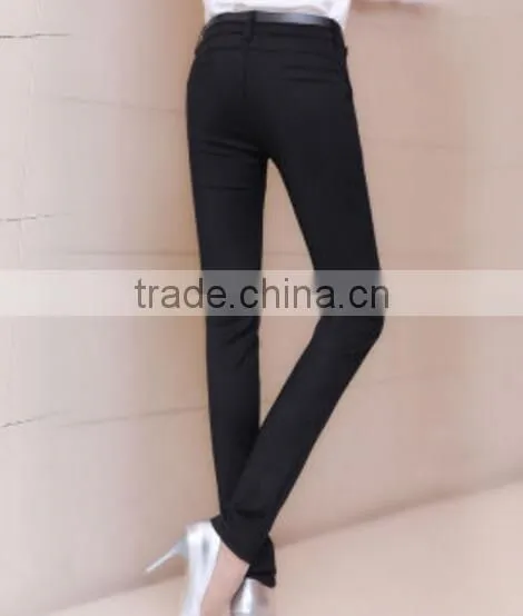 Oem Service Style Fashion Designing Tapered Trousers Wrap Women Low Crotch Pants photo-2
