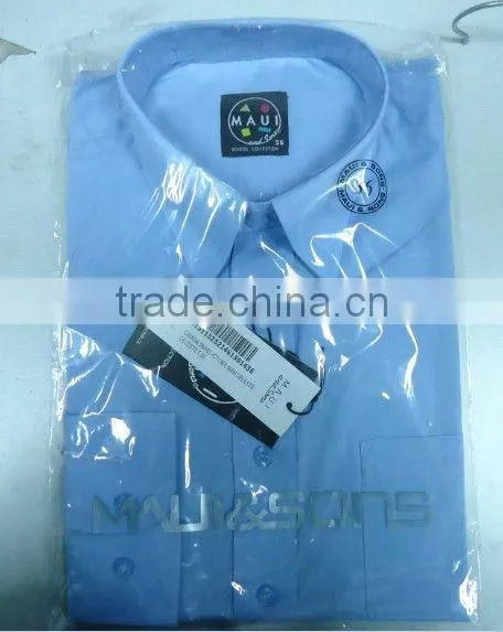 Boys School Shirt TC Poplin in Sky Blue Color