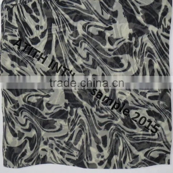 Printed Silk Scarf photo-2
