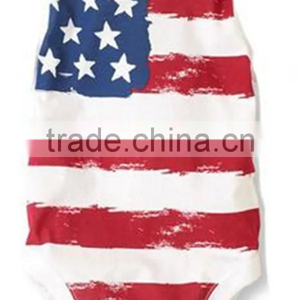 2016 Baby Clothes Romper July 4th New Fashion Design Baby Jumpsuits & Bodysuits Plain Cotton Manufacturer Guangzhou photo-4