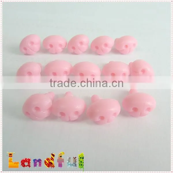 Safety Plastic Nose Pink for Craft Animal Doll Diy photo-2