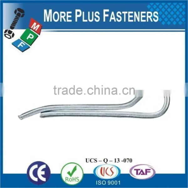 Made In Taiwan High Strength Spring Material Hammerlock Cotter Pin Stainless Steel Carbon Steel photo-2