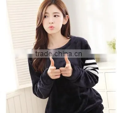 Factory Wholesale Fleece Women Sleepwear Low Price photo-2
