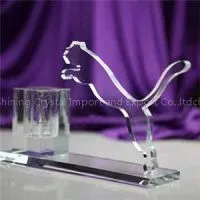 Custom Wholesale Crystal Leopard Figurines