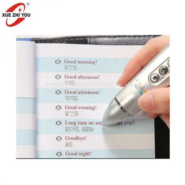 ISO9001 Factory Smart Talking Pen Travelling Digital Reading Machine Portable Electronic Audio Pen Language Learning Toy photo-3