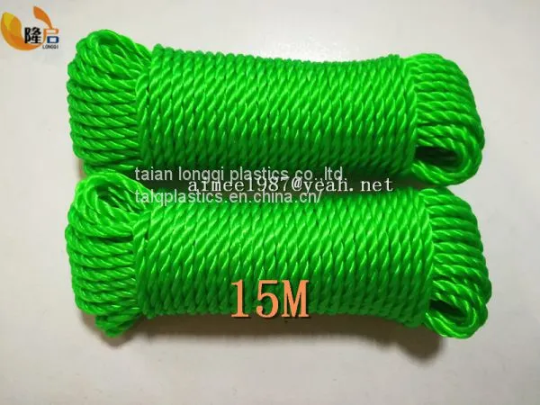 Hdpe Rope Clothes Line Hang Rope 5mm 6mm 15m 20m