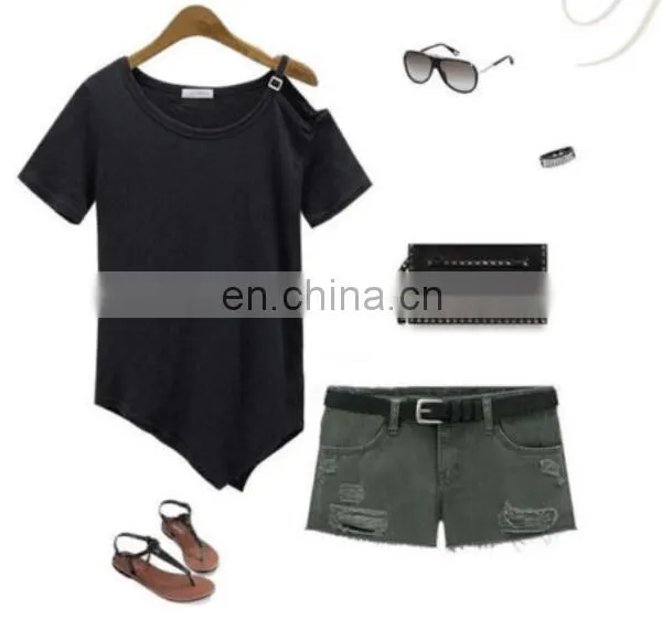 Fashion Women Summer Short Sleeve Top Short Blouse Ladies Casual Tops T-Shirt photo-4