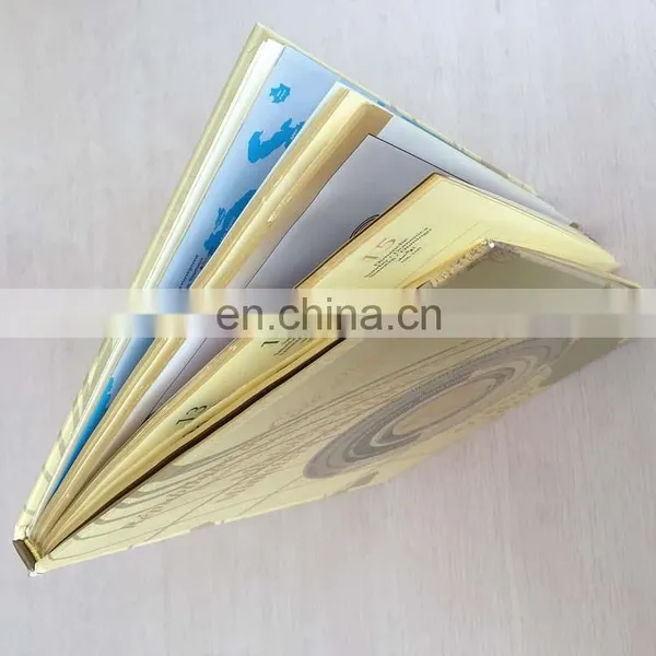 Well Design Cheap Custom High Quality Hardcover Note Book Perfect Binding Hardcover Book With Ribbon photo-5