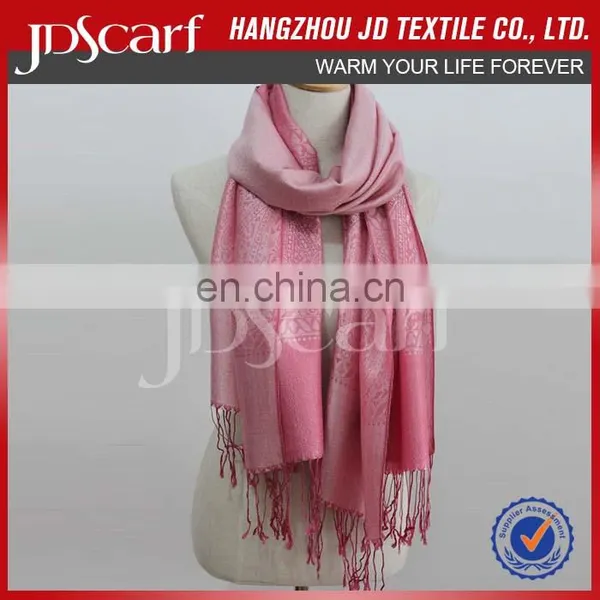 2016 Beautiful Jacquard Scarf Fashion Shawl Silk Pashmina photo-6