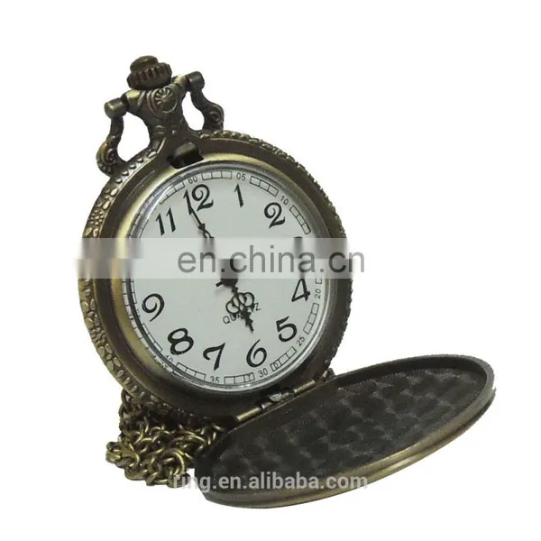 Fashion Bronze Star Trek Star Fleet Dome Bronze Quartz Pocket Watch Analog Pendant Necklace Men Women photo-4