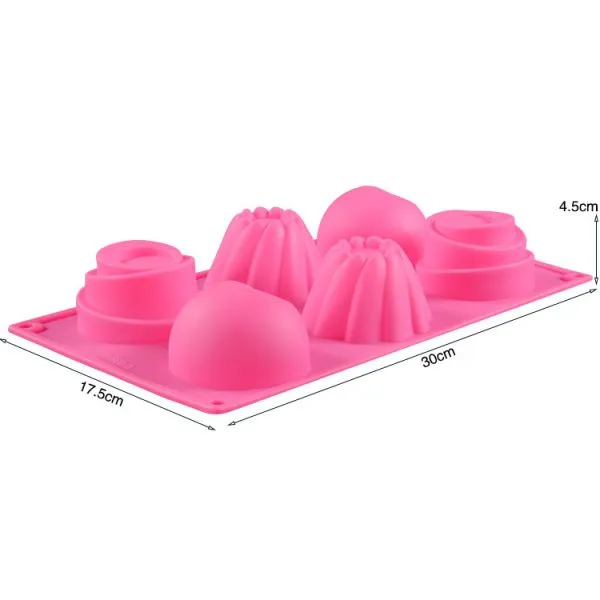 Free Sample Food Grade Silicone Cake Mould Baking Mousse Pudding Mould Tool photo-2