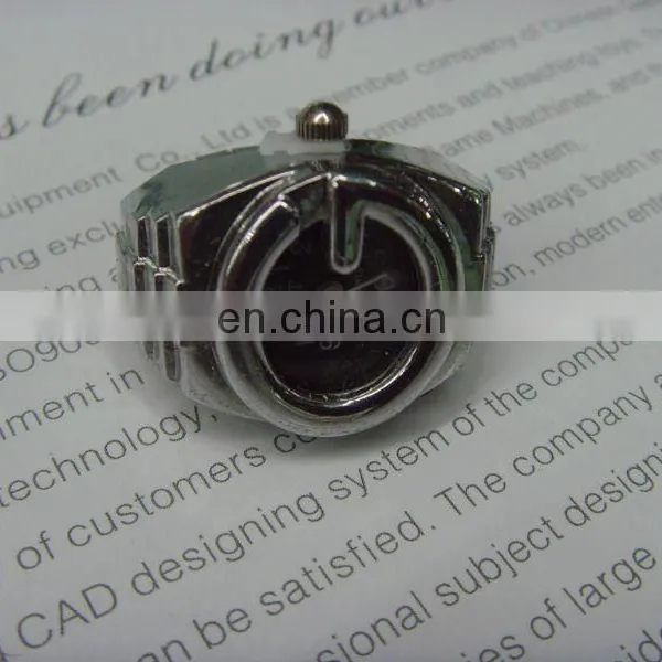 Cheap Fashion Alloy Round Case Ring Watch