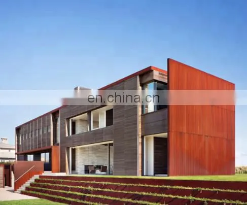 Corten Steel Outdoor Decoration for Villa Residence Buildings photo-5