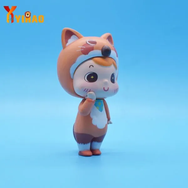 Customized Cute Fox Plastic Action Model Figures Toy for Collect photo-4
