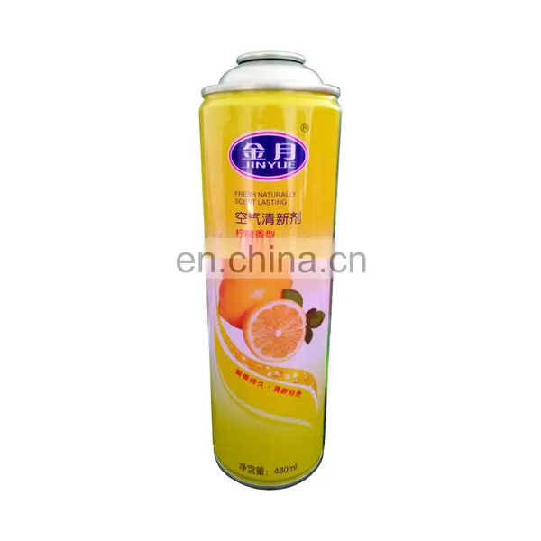 Color Printing Empty Aerosol Spray Can for Refilling Air Freshener With Valves photo-3