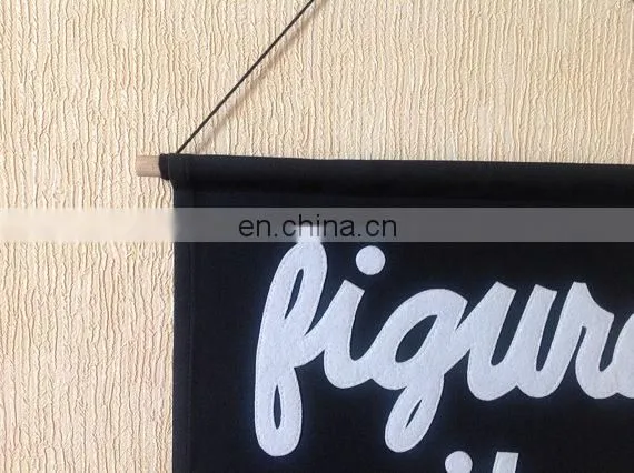 Fabric Banner Felt Hanging Pennant Flag Wall Art Custom photo-4