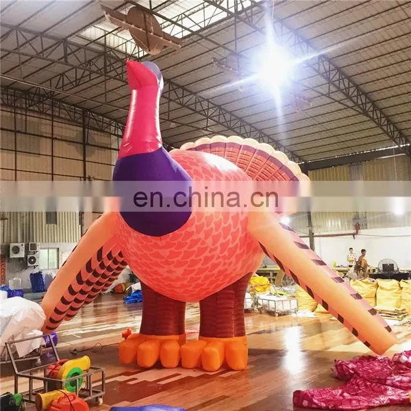 Outdoor Giant Advertising Activity Inflatable Turkey Cartoon Model For Thanksgiving Event Party photo-2