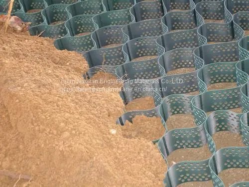 Geocell for road base and slope protection erosion control