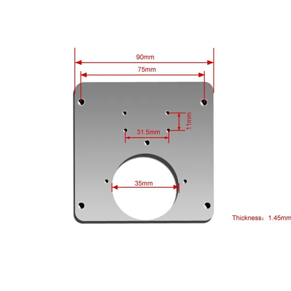 Filta Hardware Furniture Easy Installation Cabinet Door Stainless Steel Hinge Repair Plate photo-2