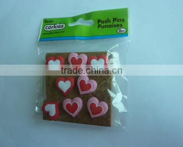 PVC Cartoon Push Pin