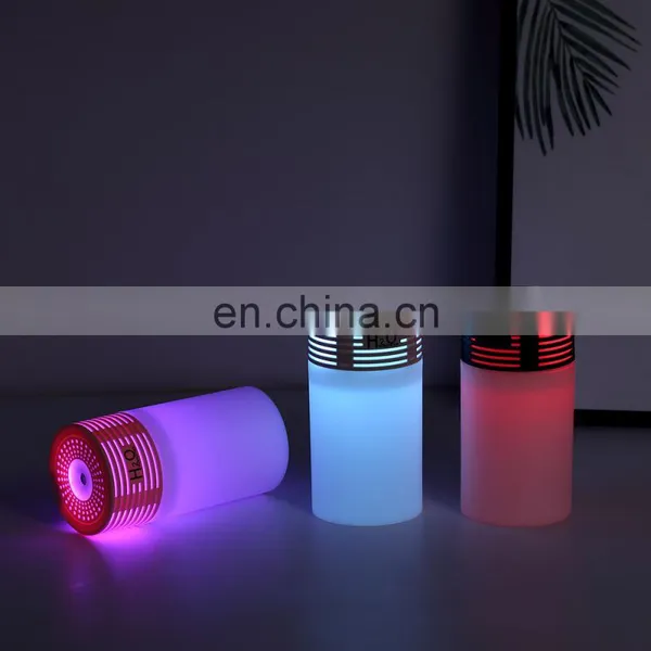 H2o Spray Mist Maker Double Wet Fogger Aroma Diffuser Essential Oil Car Air Humidifier Mini Ultrasonic 300ML LED Light Usb OEM photo-4