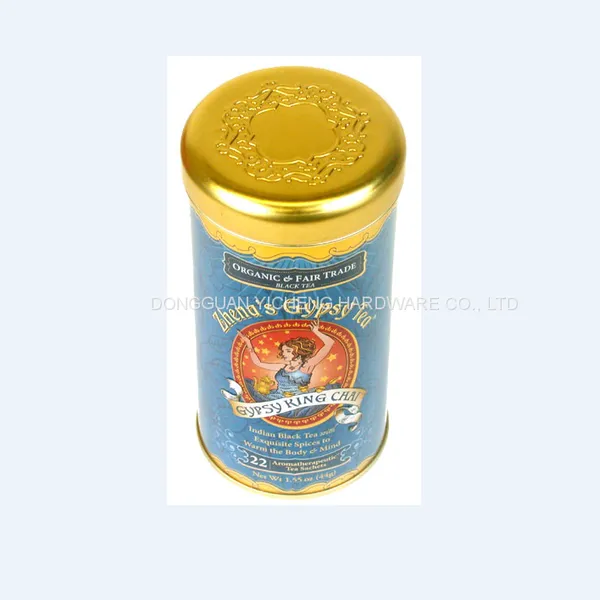 Special Round Cylinder Tea Packing Tin Box Tea Canister photo-5