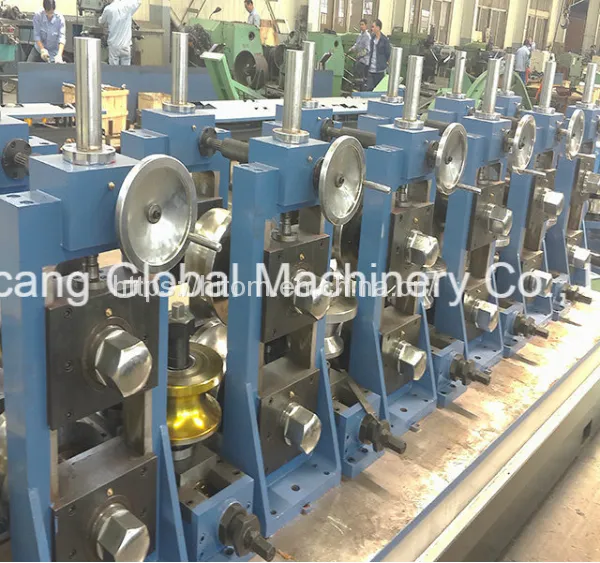 Carbon Steel Straight Seam Welded Hollow Pipe Profile Making Machine photo-5
