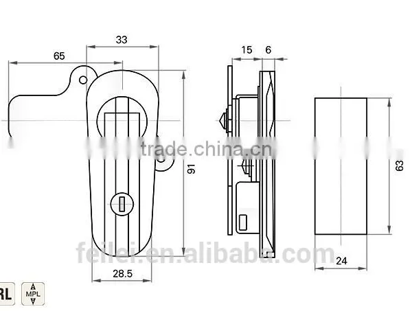 Factory Direct Flei Brand Cabinet Lock for Industry Electric photo-5