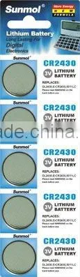 CR2430-B5P Lithium Coin Button Cells