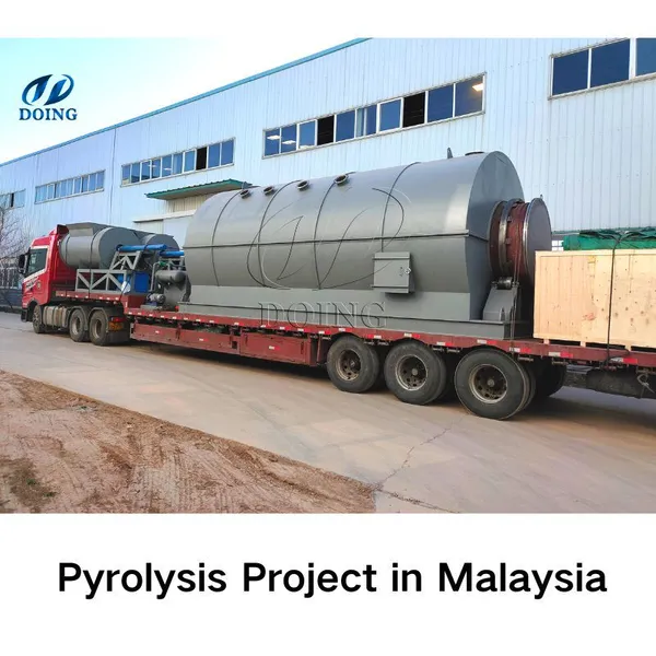 Waste Tires Into Fuel Oil Tyre Recycling Pyrolysis Plant Exporter Pyrolysis Machine Manufacturer photo-3