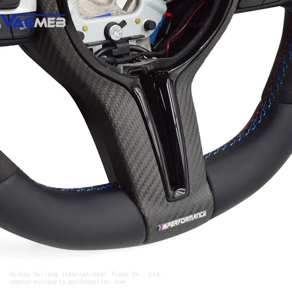 For BMW F30 F10 F20 F22/23/44/F32/F33/36 Alcantara Leather Carbon Fiber MultiFunctional Steering Wheel Assembly photo-2